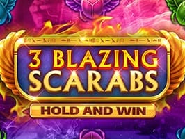 3 Blazing Scarabs Hold and Win game cover